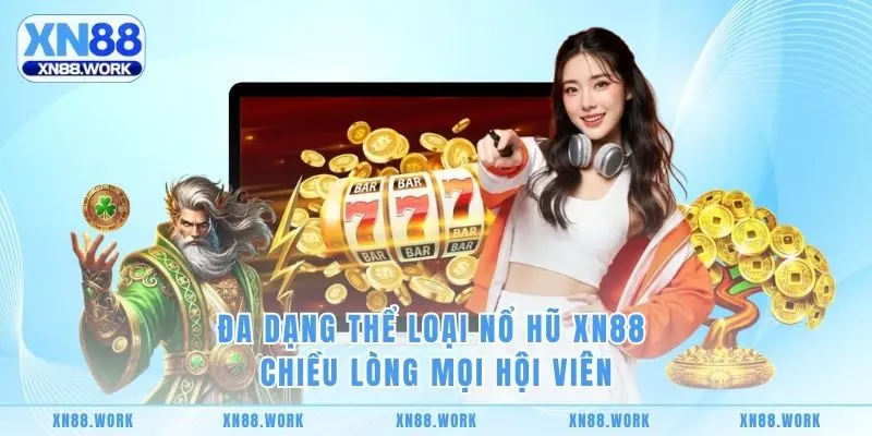 Đa dạng thể loại nổ hũ XN88 chiều lòng mọi hội viên